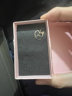 آویز گردنبند طلا 18 عیار زنانه مدل دو قلب کد S2079