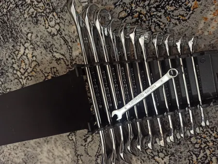 آچار یکسر تخت و یکسر رینگی جاب مدل  MM 622 مجموعه 12 عددی