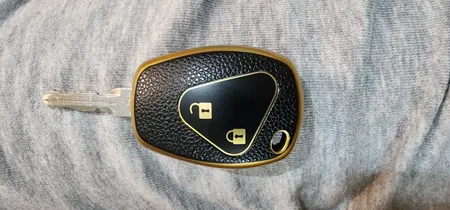 کاور ریموت و سوئیچ خودرو ام آر جی مدل 117 طرح چرمی مناسب برای رنو ساندرو