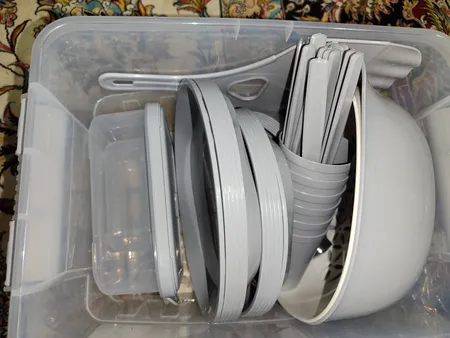 ست پیک نیک 55 پارچه ونوس پلاستیک مدل N116