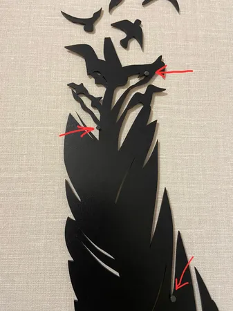 استیکر چوبی مدل B-3