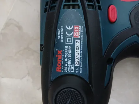 دریل پیچ گوشتی برقی رونیکس مدل 2513