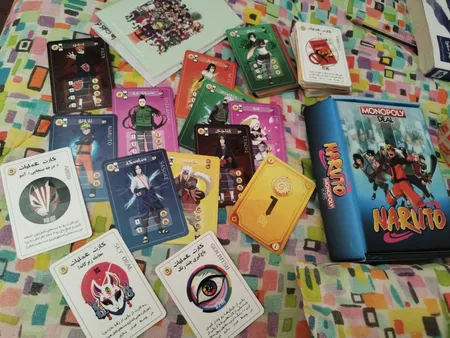 بازی فکری مانترا مدل مونوپولی دیل ناروتو Monopoly deal Naruto