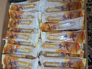 تجریه خرید نبات چوبی زعفرانی تکنفره مادمازل بسته 100 عددی