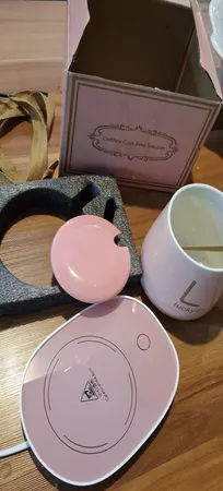 ماگ حرارتی مدل سرامیکی به همراه صفحه گرمکن برقی