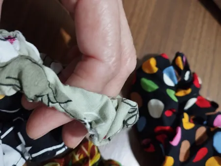 کش مو زنانه مدل اسکرانچی ساتن بسته 4 عددی