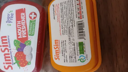 قرص خوشبو کننده دهان رژیمی سیم سیم بسته 6 عددی