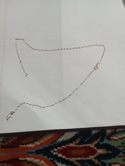 زنجیر طلا 18 عیار زنانه مدل استار کد 40