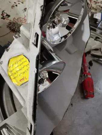 طلق چراغ جلو خودرو مدل فابریک مناسب برای تیبا بسته 2 عددی