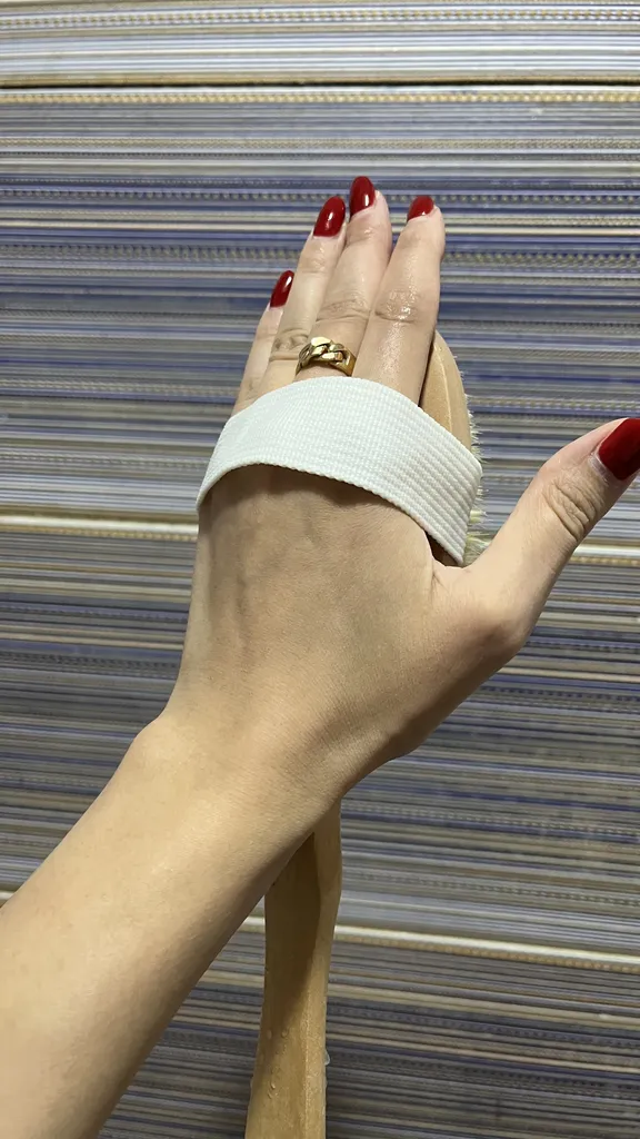 برس شستشوی بدن مدل بامبو دسته دار کد 5005