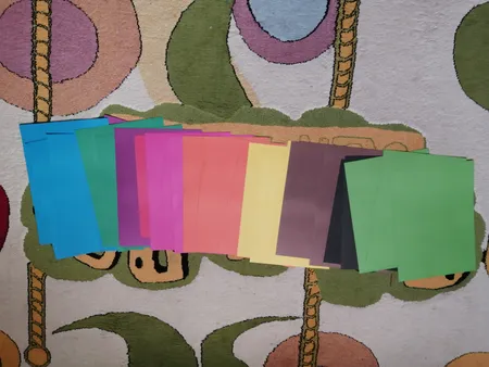 مقوا رنگی کد C3010 سایز 25×35 سانتی متر بسته 30 عددی