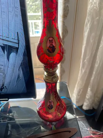 چراغ گرد سوز مدل K900 بسته 2 عددی به همراه جا شمعی