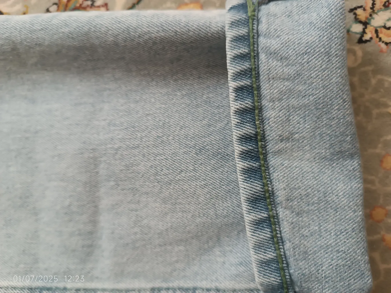 شلوار جین مردانه ایزی دو مدل 527 رنگ آبی روشن