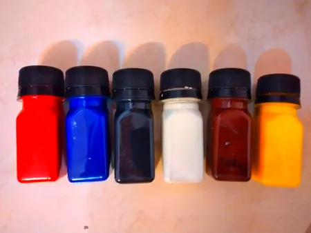 رنگ آکرلیک لکسوو مدل MULTY حجم 30 میلی لیتر مجموعه 6 عددی