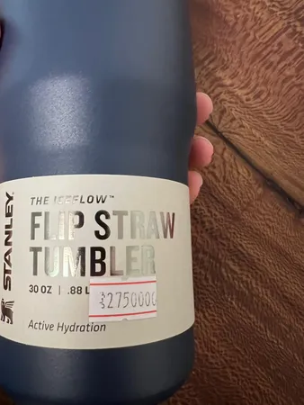 قمقمه 0.88 لیتری مدل Iceflow Flip Straw Tumbler، جنس استیل، دارای درب پیچی با سری پیچی آسان‌نوش نی‌دار، عایق حرارت استیل