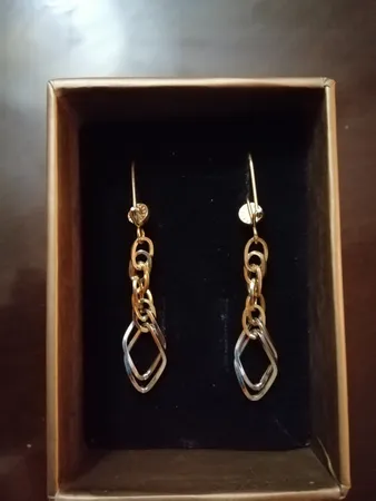 گوشواره طلا 18 عیار زنانه مدل 670123