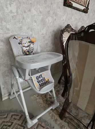 صندلی غذاخوری کودک بی بی ماک مدل خرسی کد Z112