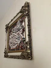 تجریه خرید تابلو فرش ماشینی دنیای فرش طرح وان یکاد کد 286