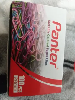 گیره کاغذ پنتر مدل متالیک سایز 28 میلی متر