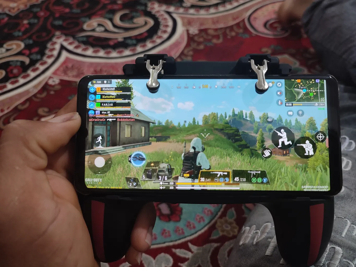 دسته بازی PUBG ایکس او مدل XO-H10