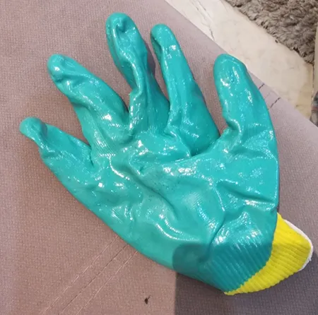 دستکش کار مدل 1009 مجموعه 9 عددی