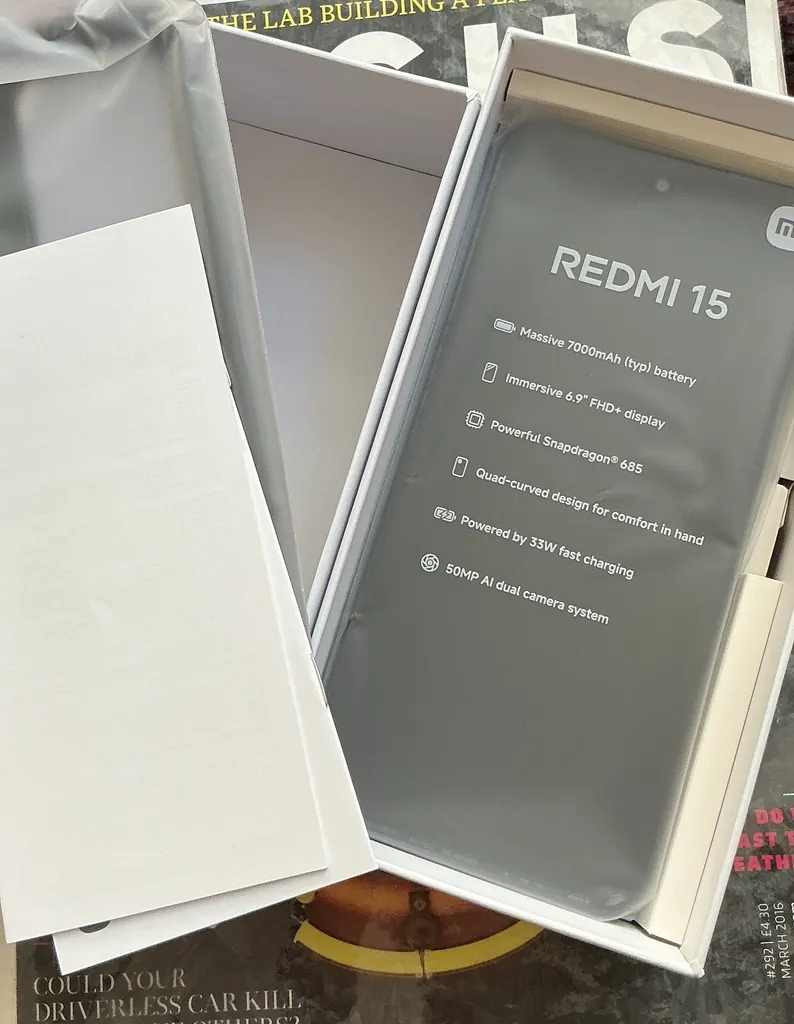 گوشی موبایل شیائومی مدل Redmi 15 4G دو سیم کارت ظرفیت 256 گیگابایت و رم 8 گیگابایت