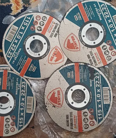 صفحه برش استیل استایر مدل EN 12413 بسته 5 عددی