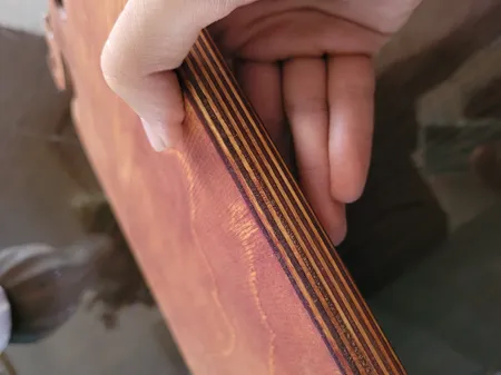 سینی چوبی مدل گوزن کد 001