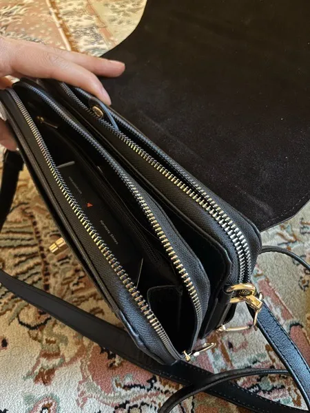 کیف رودوشی زنانه چرم یلسان مدل لیندا کد MRV-106-msk