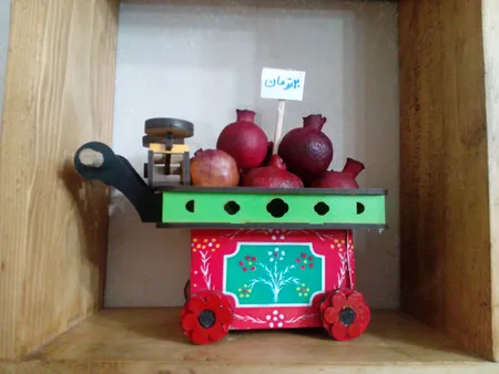 ماکت دکوری طرح چرخ میوه فروشی کد 011015