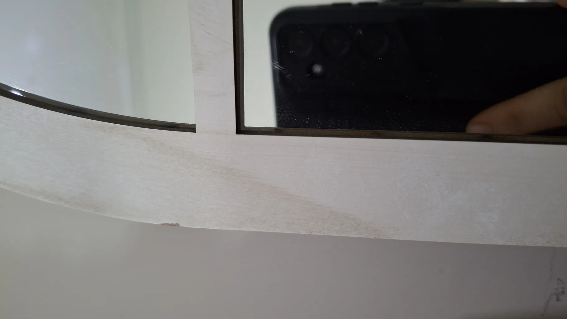 آینه الف مدل   قدی طرح تاج کد 002