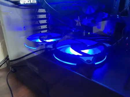 فن کیس گرین مدل HURACAN FAN GFK120M-ARGB بسته 3 عددی
