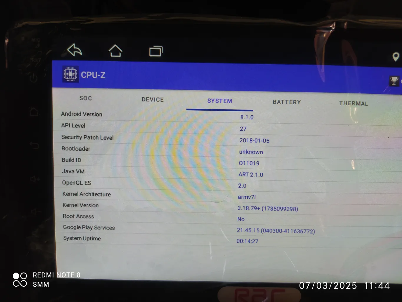 مانیتور خودرو راک مدل اندروید(4+64) مناسب برای پراید 132