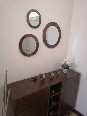 آینه مدل  گرد الف دلسا کد 432 مجموعه 3 عددی