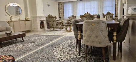 میز و صندلی ناهارخوری ۶ نفره مدل رویس طرح فندقی کد 045s