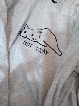 هودی زنانه طرح Not Today کد S361