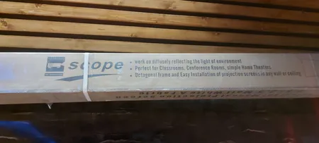 پرده نمایش دستی پروژکتور اسکوپ سایز 250cm