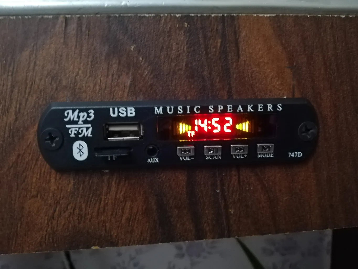 ماژول ام پی تری پلیر بلوتوثی مدل 747D