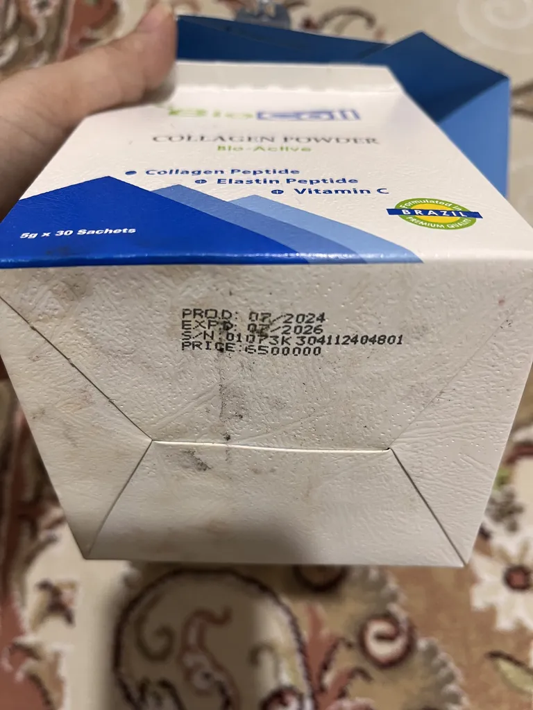 ساشه کلاژن هیدرولیز شده بایوکل بسته 30 عدددی