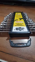 آچار یکسر تخت و یکسر رینگی جاب مدل  MM 622 مجموعه 12 عددی