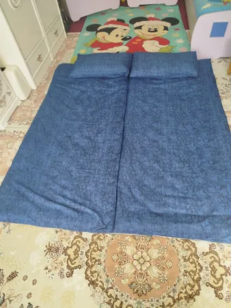 تشک مهمان مدل دست دوز پشم خالص یک نفره سایز 90* 200 سانتی متر