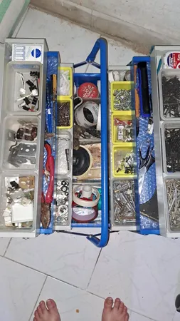 جعبه ابزار صنایع فلزی لوکس درویشیان کد 504