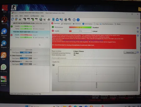 هارد اکسترنال وسترن دیجیتال مدل Elements ظرفیت یک ترابایت دارای رابط USB Type-A 3.0