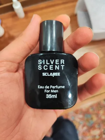 عطر جیبی مردانه اسکلاره مدل Silver Scent با رایحه گرم و تند حجم 35 میلی لیتر