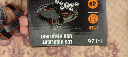 چراغ جلوی دوچرخه مدل 4 کاره دیجیتالی FY317