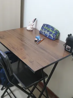 ست میز تحریر و صندلی مدل تاشو و تنظیم شو کد 70