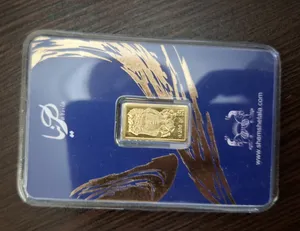 تجریه خرید شمش طلا 24 عیار پرنیا مدل نقش برجسته کارت فرکانسی