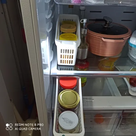 سبد نظم دهنده یخچال مدل organizer02 بسته 2 عددی