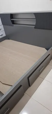 تخت خواب دونفره اعیان مدل FH515 سایز 160x200 سانتی متر