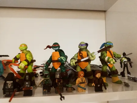 اکشن فیگور مدل لاکپشت های نینجا بسته 4 عددی